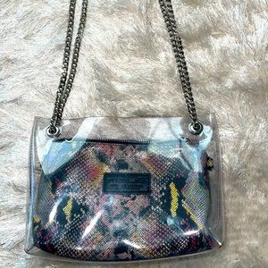 Made in Italy Leather/PVC handbag by: Innue